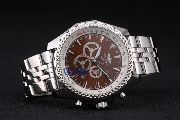 Breitling replica chrono acciaio navitimer brown dial imitazione copia - immagine 4