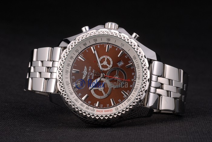 Breitling replica chrono acciaio navitimer brown dial imitazione copia - immagine 5