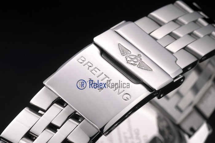 Breitling replica chrono acciaio navitimer brown dial imitazione copia - immagine 6