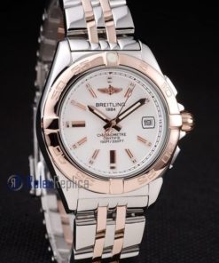 Breitling replica chronographe lady acciaio oro imitazione copia