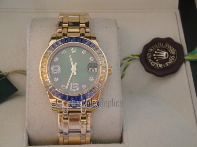 rolex replica pearlmaster oro giallo yellow blue orologio imitazione
