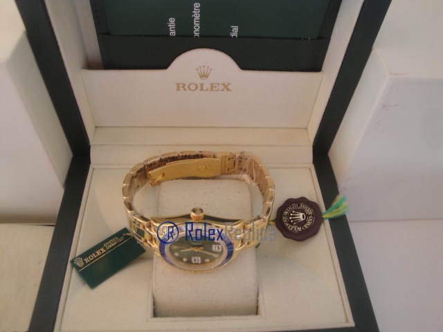 rolex replica pearlmaster oro giallo yellow blue orologio imitazione - immagine 10