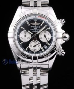 Breitling replica chrono chronographe acciaio dial panda imitazione copia