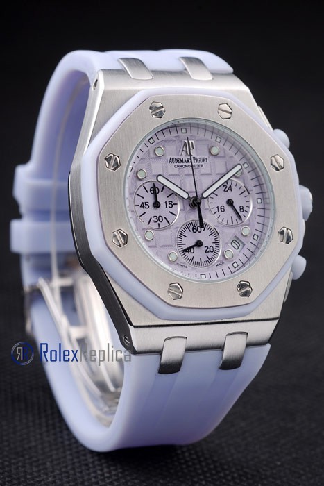 audemars piguet replica chrono offshore white strip rubber-b imitazione copia