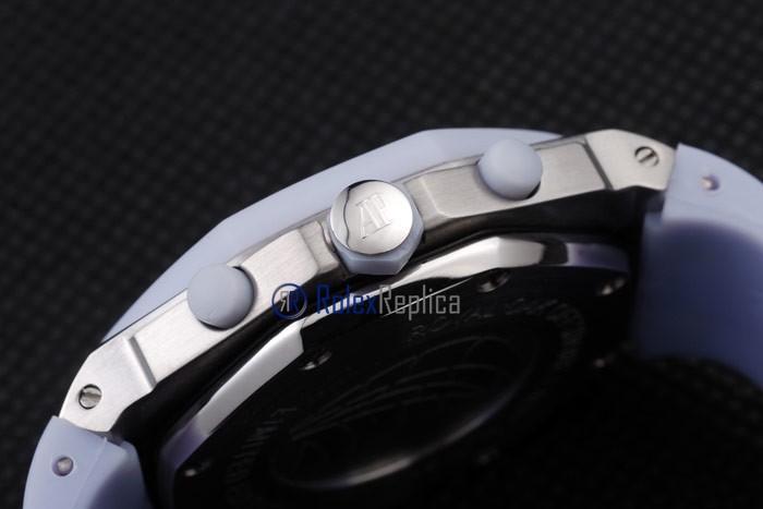 audemars piguet replica chrono offshore white strip rubber-b imitazione copia - immagine 2
