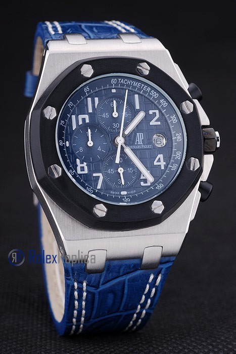 audemars piguet replica chrono offshore blue strip rubber-b imitazione copia