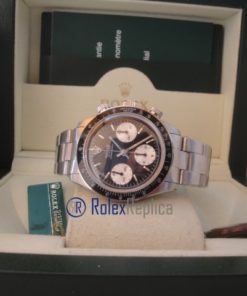 rolex replica daytona paulnewman 6263 black dial vintage orologio replica copia