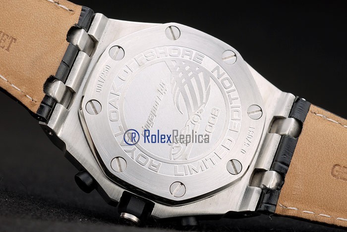 audemars piguet replica chrono offshore gp singapore 2008 strip leather imitazione copia - immagine 10