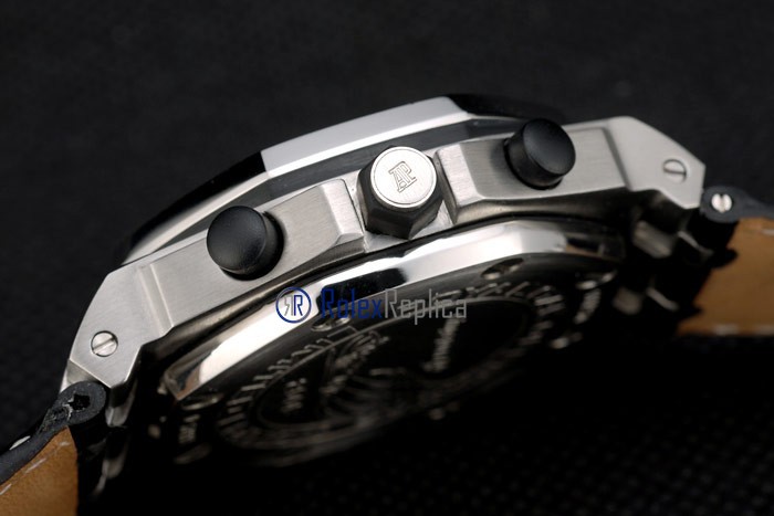 audemars piguet replica chrono offshore gp singapore 2008 strip leather imitazione copia - immagine 11