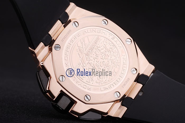 audemars piguet replica chrono offshore alinghi team strip rubber imitazione copia - immagine 9