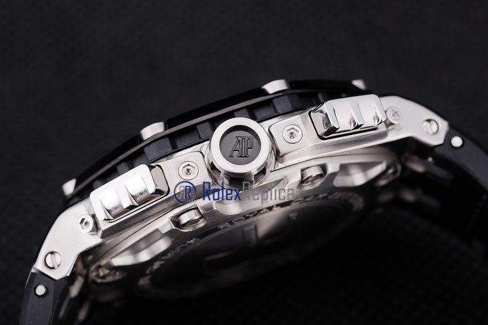 audemars piguet replica chrono offshore rubens barrichello strip rubber imitazione copia - immagine 10
