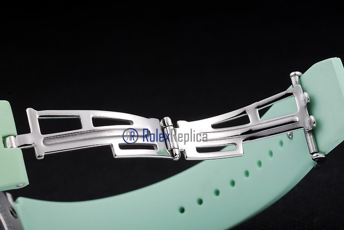 audemars piguet replica chrono offshore lady green dial strip rubber imitazione copia - immagine 10