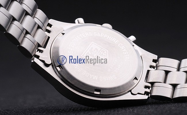 Tag-heuer replica carrera chrono acciaio yellow dial imitazione copia - immagine 7