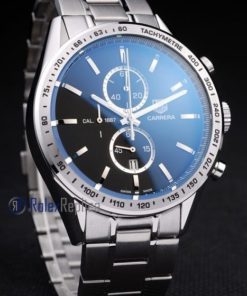 Tag-heuer replica carrera calibre 1887 chrono acciaio imitazione copia