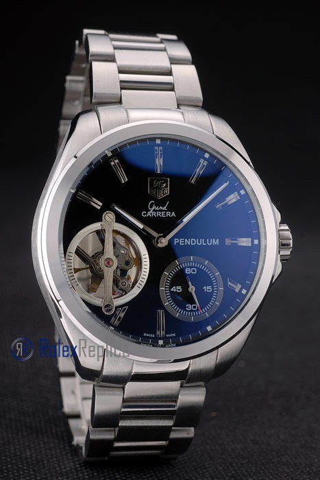 Tag-heuer replica carrera pendulum chrono acciaio imitazione copia - immagine 4