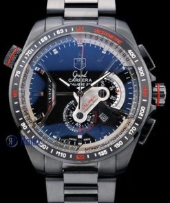 Tag-heuer replica carrera calibre 38 chrono pro-hunter pvd imitazione copia