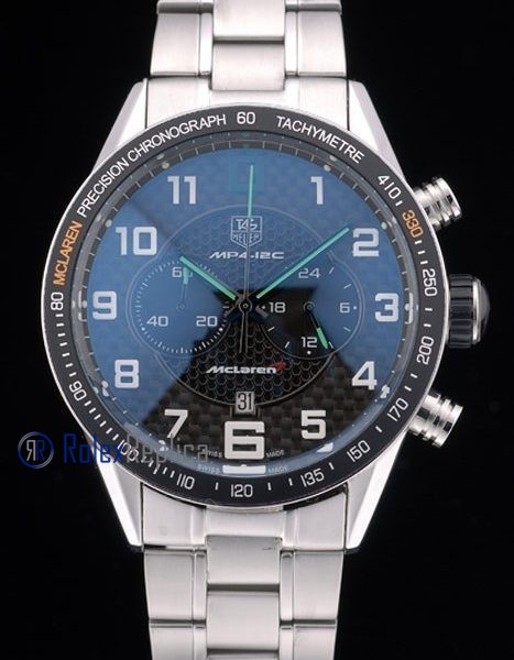 Tag-heuer replica gran carrera mclaren chrono acciaio imitazione copia