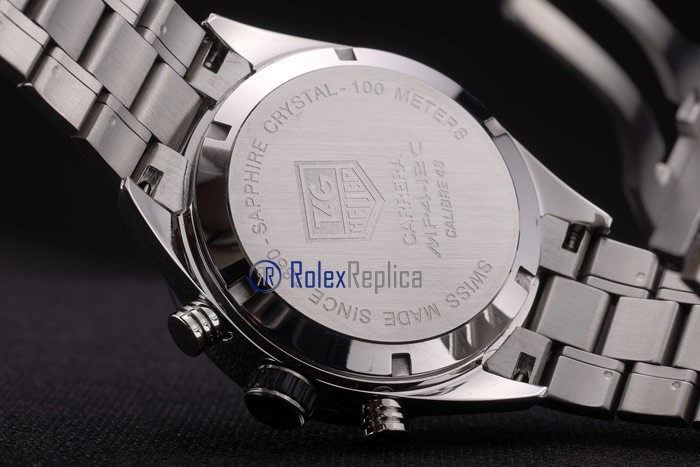 Tag-heuer replica gran carrera mclaren chrono acciaio imitazione copia - immagine 9