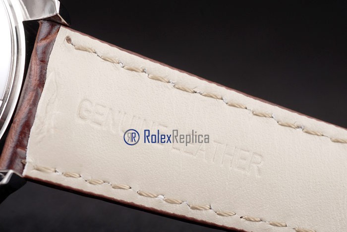 Tag-heuer replica carrera calibre 16 chrono white dial strip leather imitazione copia - immagine 10