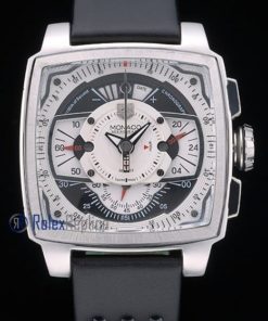 Tag-heuer replica gran carrera monaco strip rubber-b chrono acciaio imitazione copia