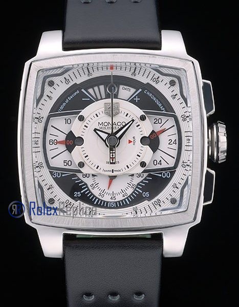 Tag-heuer replica gran carrera monaco strip rubber-b chrono acciaio imitazione copia