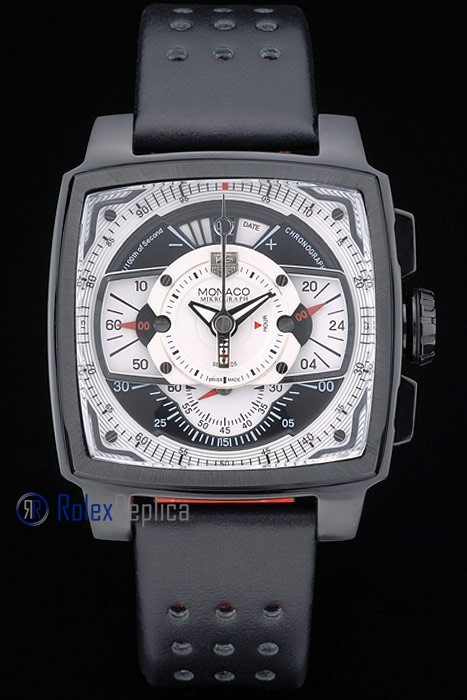 Tag-heuer replica gran carrera monaco strip rubber-b chrono pro-hunter imitazione copia - immagine 2