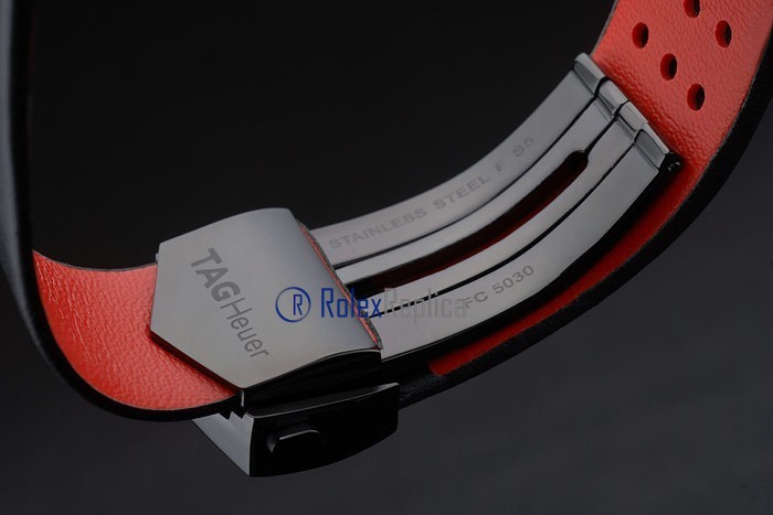 Tag-heuer replica gran carrera monaco strip rubber-b chrono pro-hunter imitazione copia - immagine 8