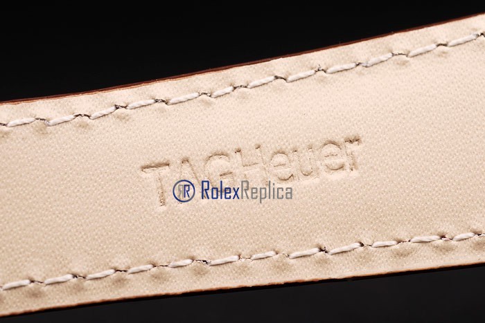Tag-heuer replica gran carrera monaco strip leather chrono acciaio imitazione copia - immagine 10