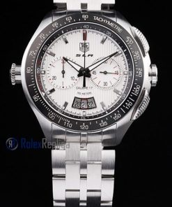 Tag-heuer replica carrera calibre 17 slr chrono acciaio white dial imitazione copia