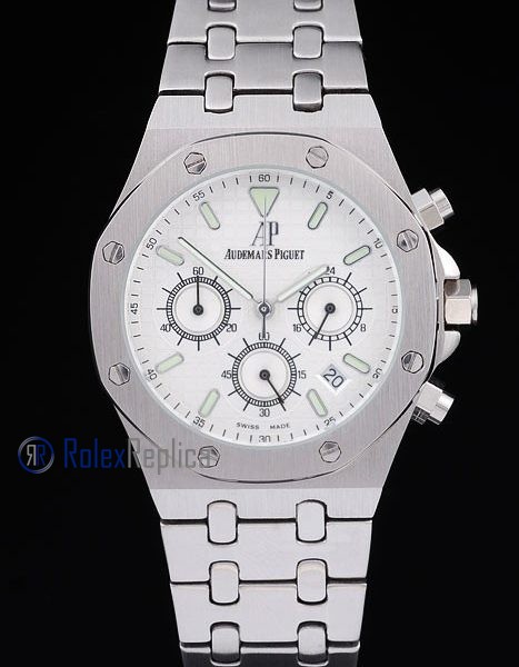 audemars piguet replica chrono offshore acciaio white dial imitazione copia