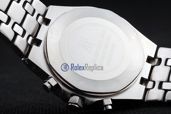audemars piguet replica chrono offshore acciaio white dial imitazione copia - immagine 9