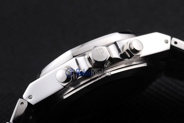 audemars piguet replica chrono offshore acciaio white dial imitazione copia - immagine 10
