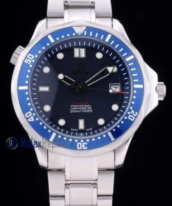 Omega replica seamaster acciaio blue bezel imitazione copia