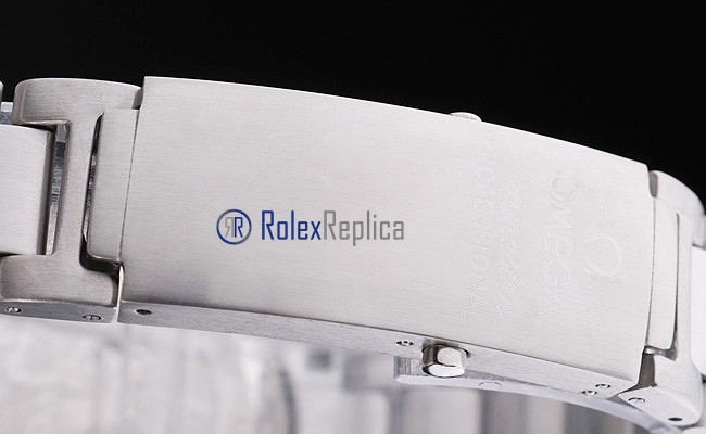 Omega replica seamaster co-axial acciaio white dial imitazione copia - immagine 6