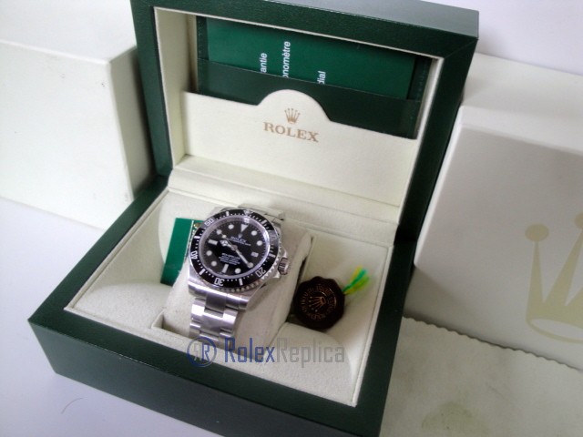 rolex replica seadweller black dial orologio replica copia lusso imitazione - immagine 5