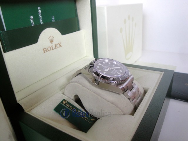 rolex replica seadweller black dial orologio replica copia lusso imitazione - immagine 7