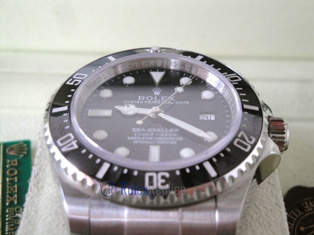 rolex replica seadweller black dial orologio replica copia lusso imitazione - immagine 8