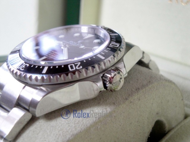 rolex replica seadweller black dial orologio replica copia lusso imitazione - immagine 9