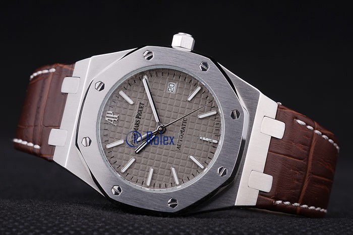 audemars piguet replica royal oak jumbo agentèè strip leather imitazione copia - immagine 5