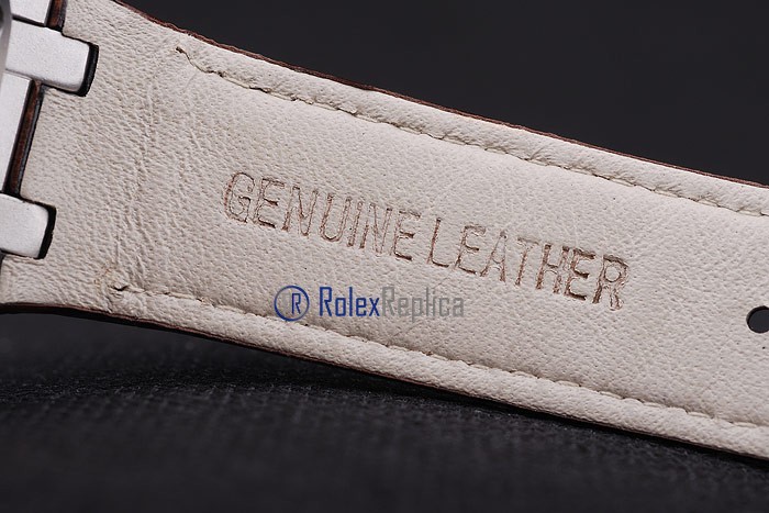 audemars piguet replica royal oak jumbo agentèè strip leather imitazione copia - immagine 7