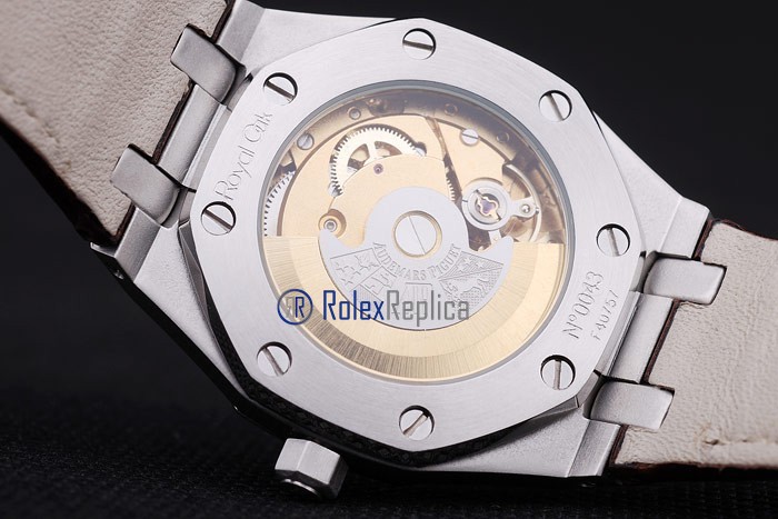 audemars piguet replica royal oak jumbo agentèè strip leather imitazione copia - immagine 9
