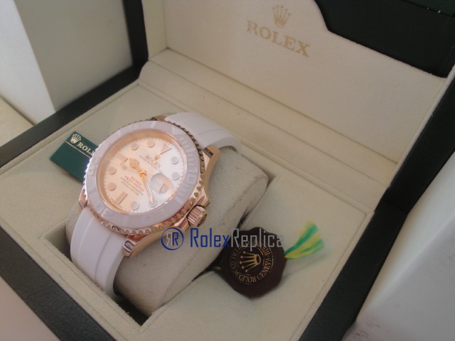 rolex replica yacht master I strip rubber-b by max rose gold orologio replica - immagine 4