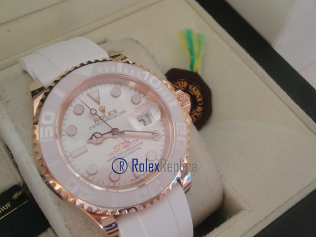 rolex replica yacht master I strip rubber-b by max rose gold orologio replica - immagine 6