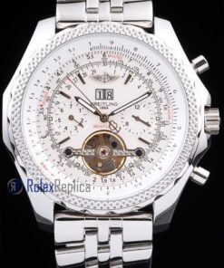 Breitling replica chrono acciaio navitimer tourbillon white dial imitazione copia