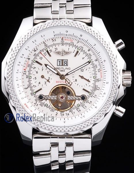Breitling replica chrono acciaio navitimer tourbillon white dial imitazione copia