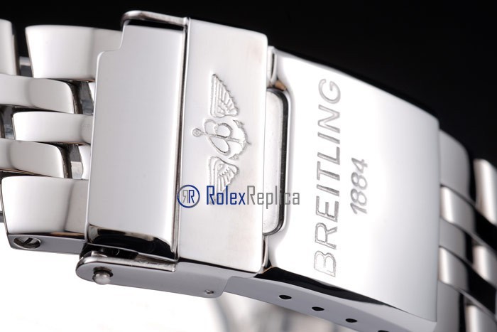 Breitling replica chrono acciaio navitimer tourbillon white dial imitazione copia - immagine 7