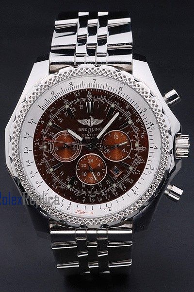 Breitling replica chrono acciaio navitimer brown dial imitazione copia