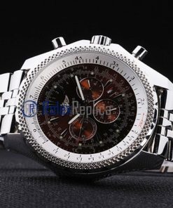 Alternative view of Breitling replica chrono acciaio navitimer brown dial imitazione copia