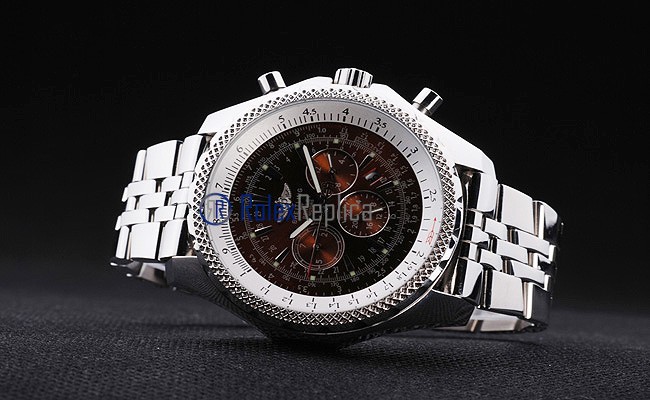Breitling replica chrono acciaio navitimer brown dial imitazione copia - immagine 2