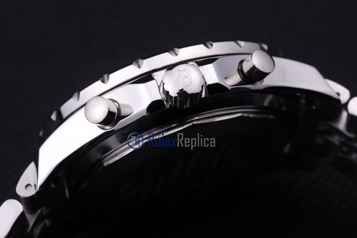 Breitling replica chrono acciaio navitimer white dial imitazione copia - immagine 8
